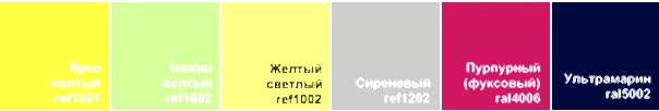 Палитра цветов стекол Лакобель для шкафов-купе