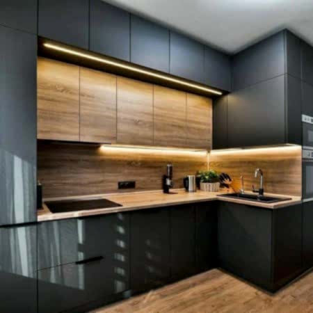 Кухня угловая в стиле LOFT